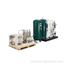 Movable oxygen plant and generator with container